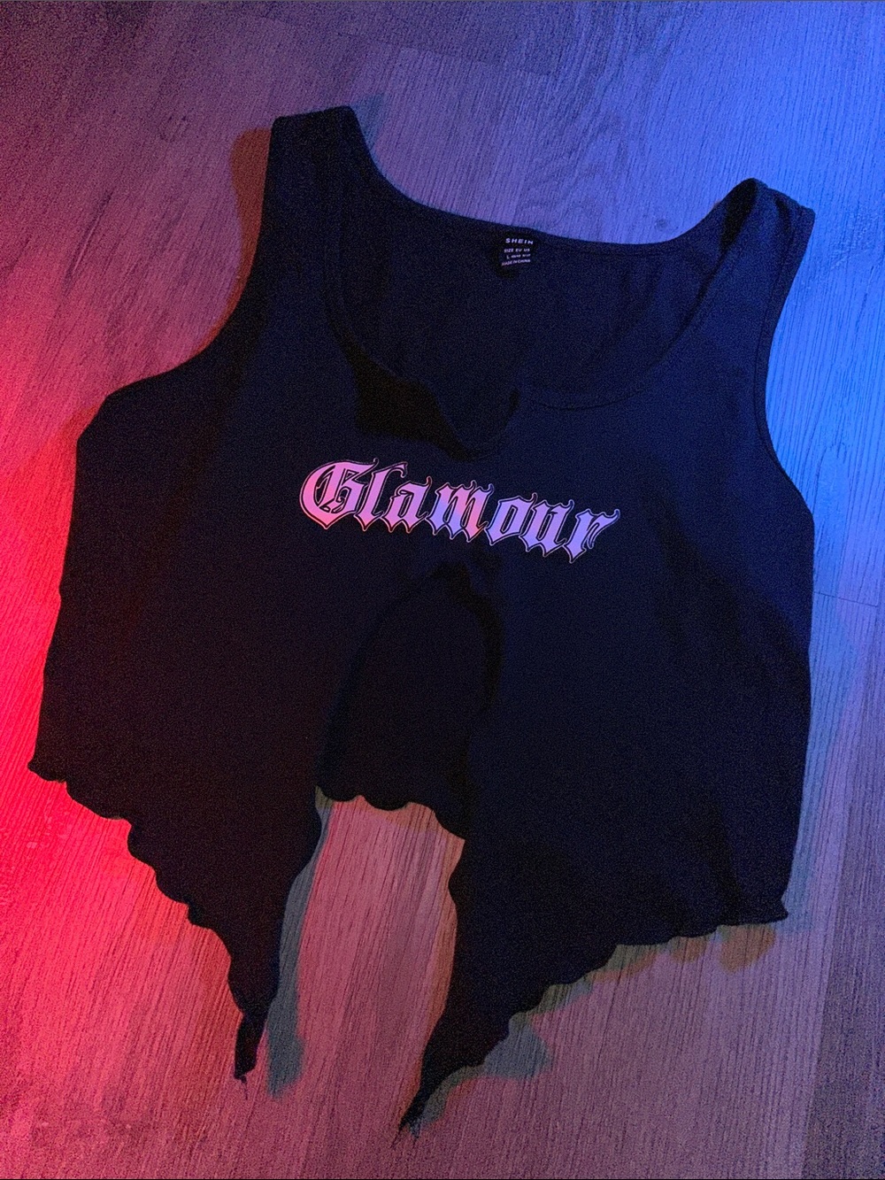 Glamour ladies cropped sexy tank top
